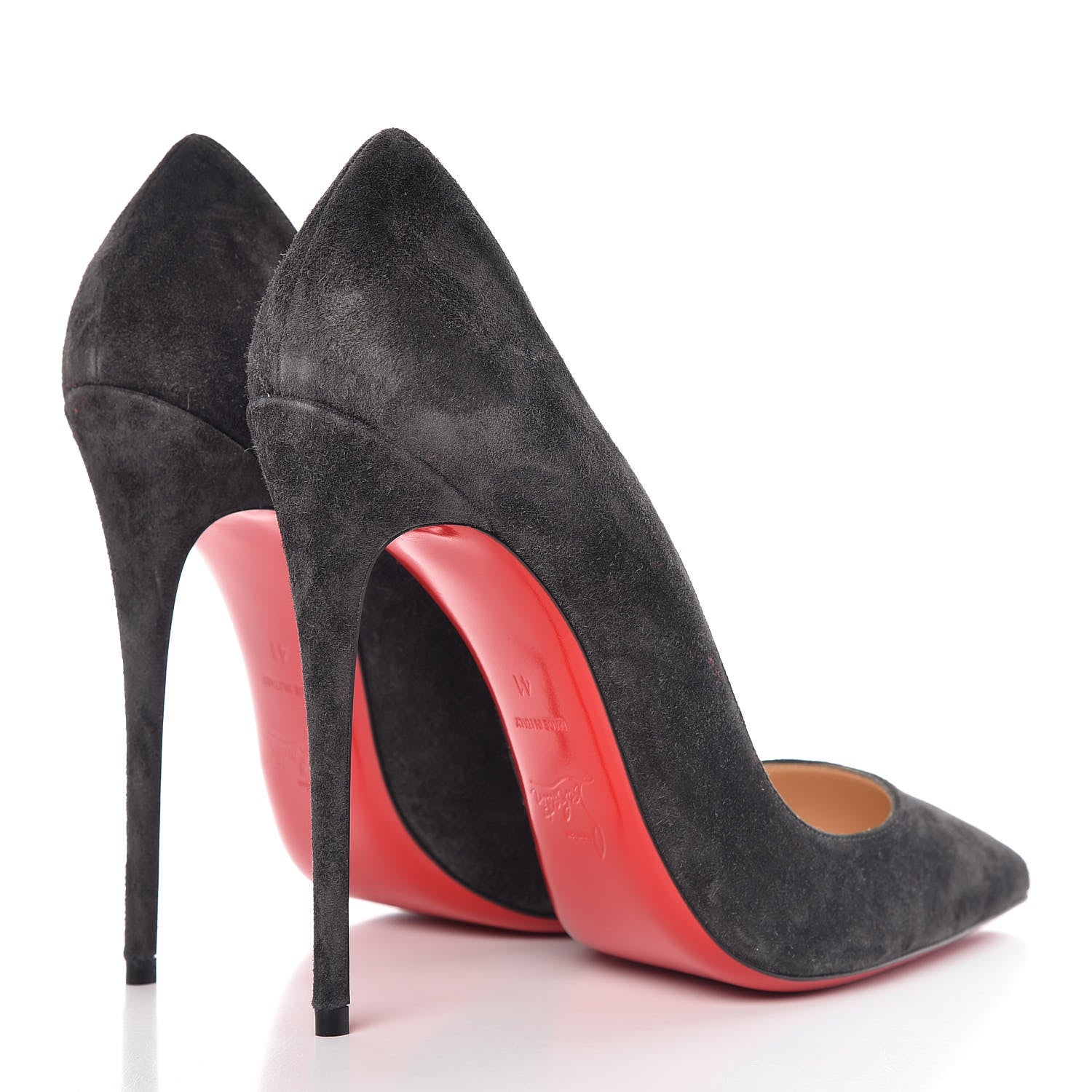 Christian Louboutin Suede So Kate 120 Pumps 41 Charbon 4 of 12