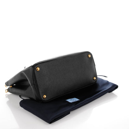 Prada Saffiano Medium Galleria Double Zip Tote Black 4 of 8