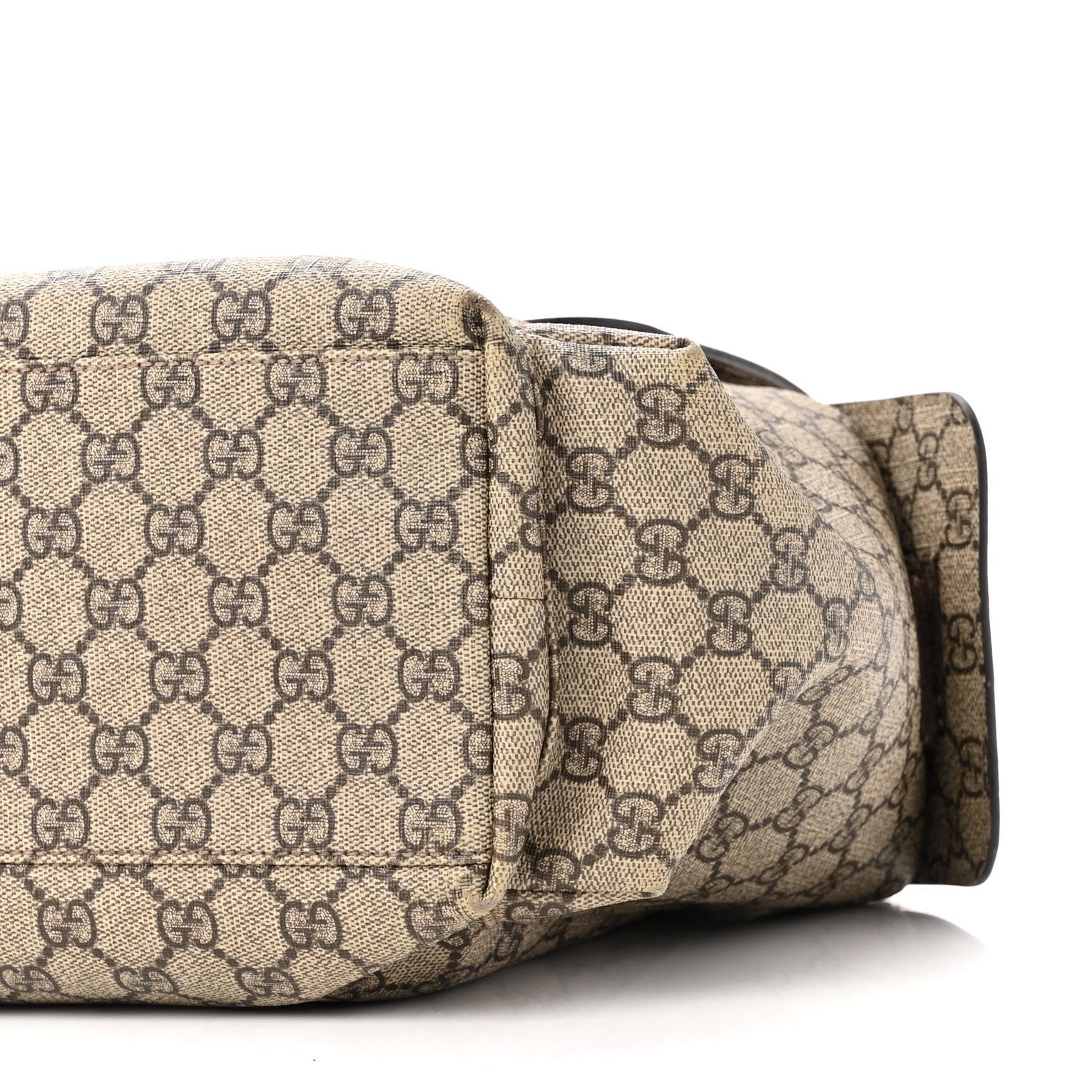 Gucci GG Plus Monogram Messenger Diaper Bag Dark Brown 10 of 11