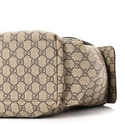 Gucci GG Plus Monogram Messenger Diaper Bag Dark Brown 10 of 11
