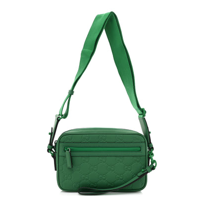 Gucci Rubber Effect Monogram GG Crossbody Bag New Shamarock 1 of 10
