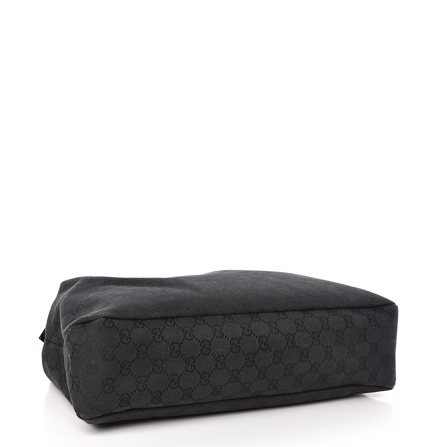 Gucci Monogram Medium Horsebit Chain Hobo Black 4 of 11