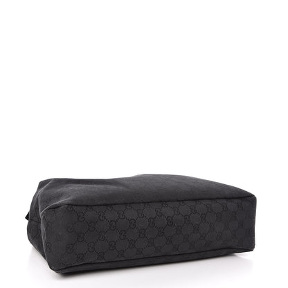 Gucci Monogram Medium Horsebit Chain Hobo Black 4 of 11