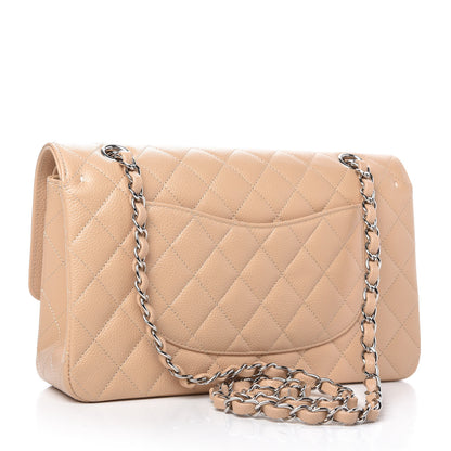 Chanel Caviar Quilted Medium Double Flap Beige 3 of 11