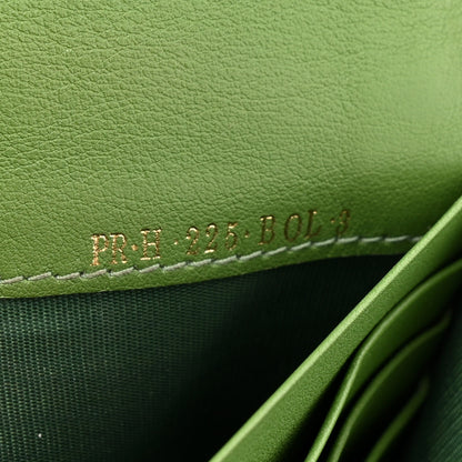 Valentino Garavani Calfskin Rockstud Wristlet Travel Wallet Green 9 of 17