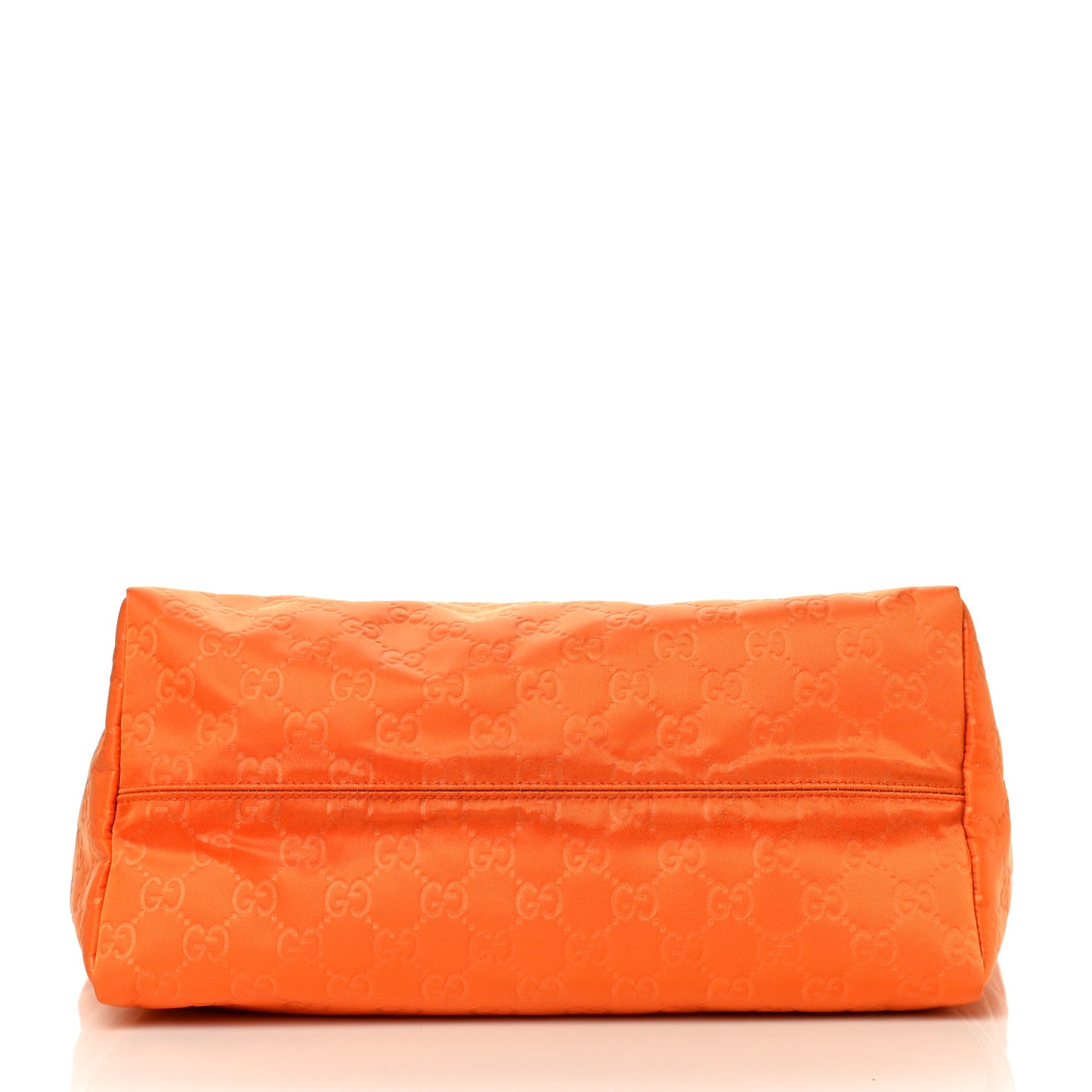 Nylon Monogram Medium Tote Orange