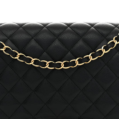 Chanel Caviar Quilted Maxi Double Flap Black 8 of 11
