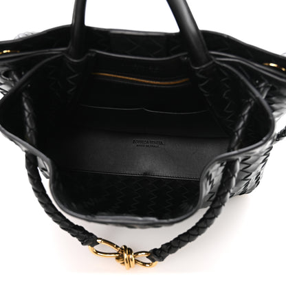 Bottega Veneta Nappa Intrecciato Medium Andiamo Shoulder Bag Black 5 of 9