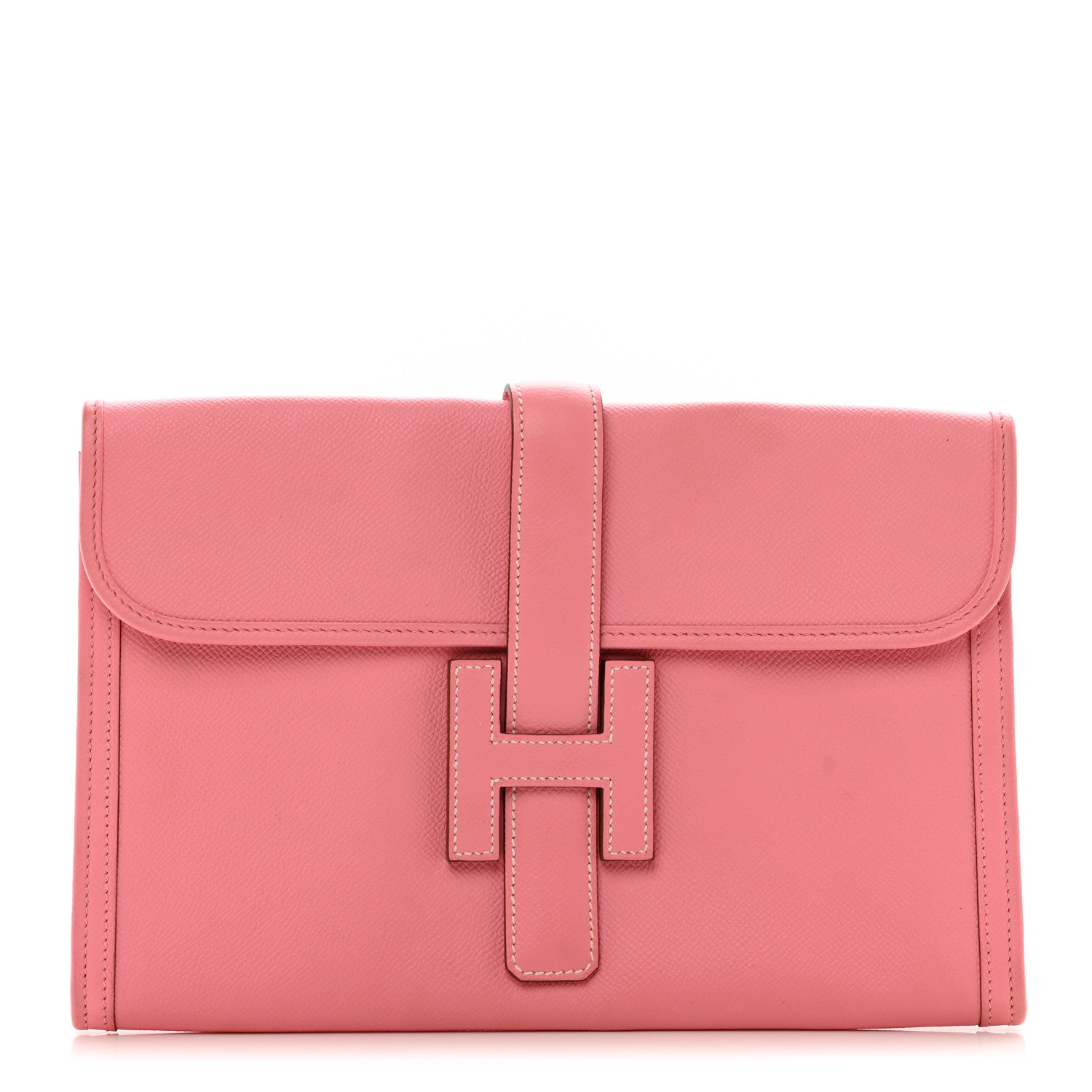 Hermes Epsom Jige PM Clutch Rose Confetti 1 of 8