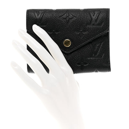 Louis Vuitton Empreinte Victorine Wallet Black 2 of 8