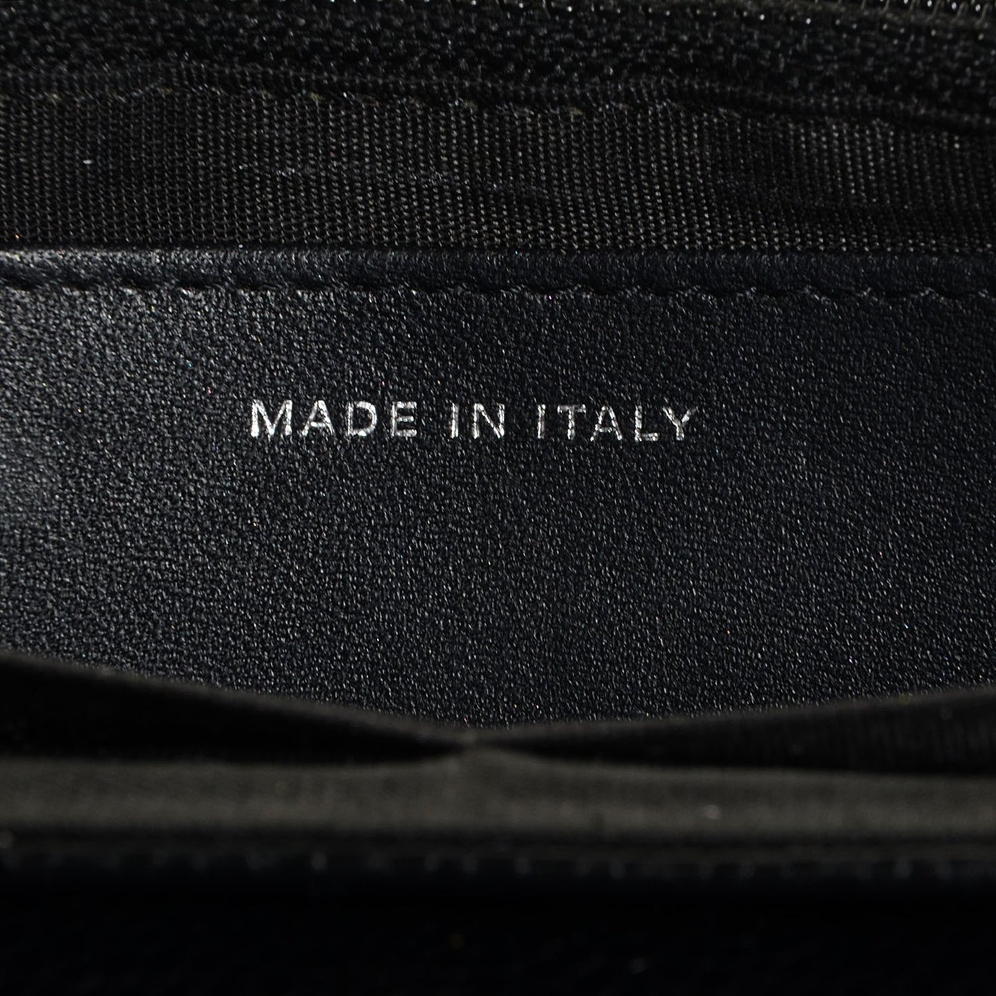 Caviar Half Moon Wallet On Chain WOC Black