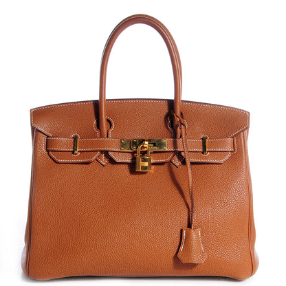 Hermes Togo Birkin 30 Gold 1 of 27