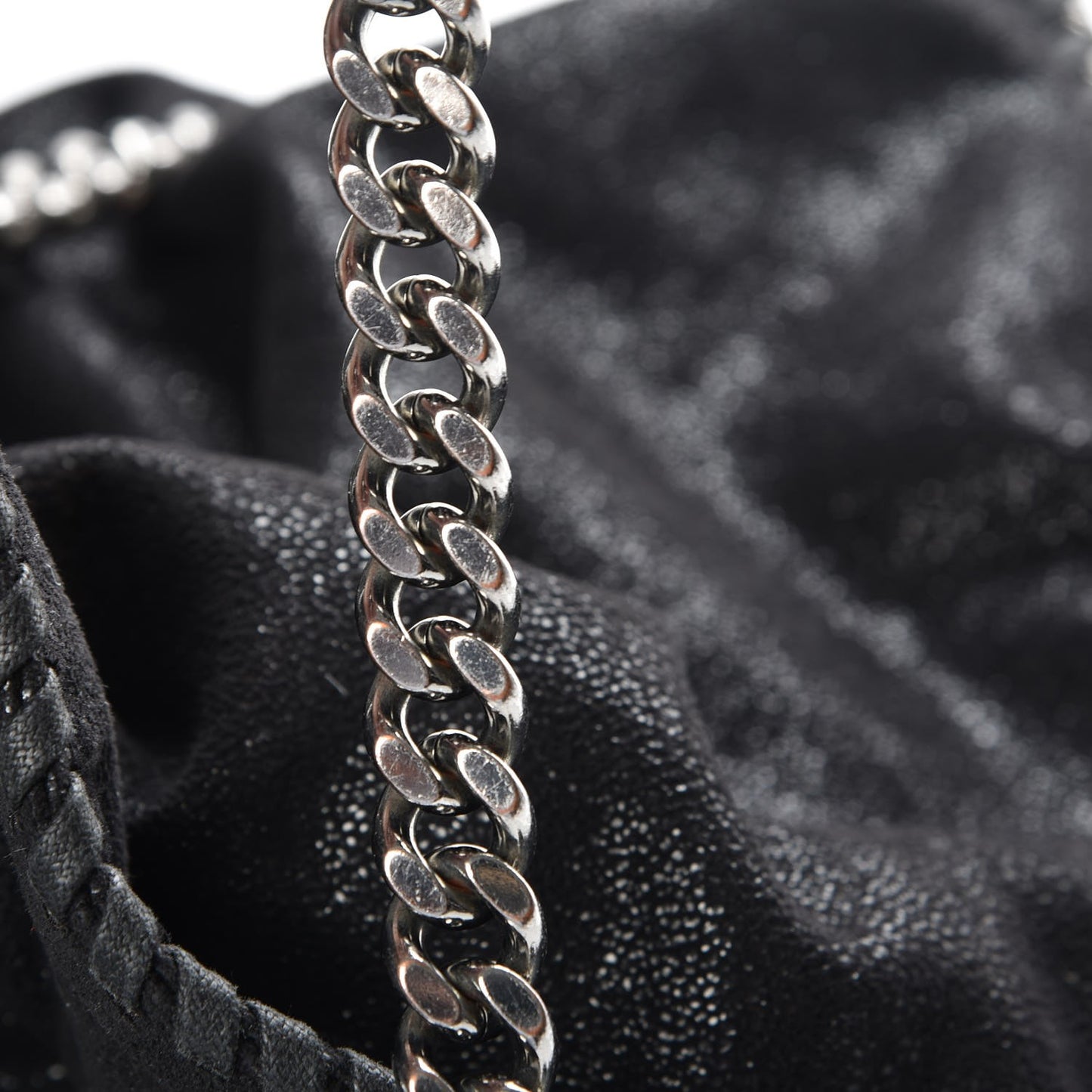 Shaggy Deer Falabella Fold Over Tote Black