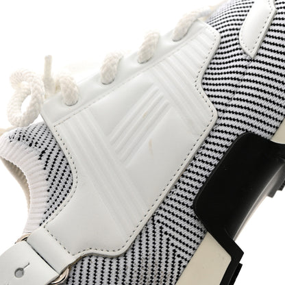 Hermes Calfskin Womens Athlete Sneakers 38.5 White Multicolor 9 of 12