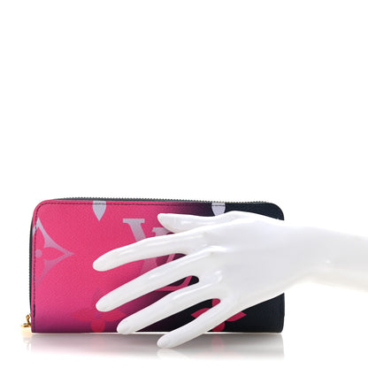 Louis Vuitton Monogram Giant Spring In The City Zippy Wallet Midnight Fuchsia 2 of 8