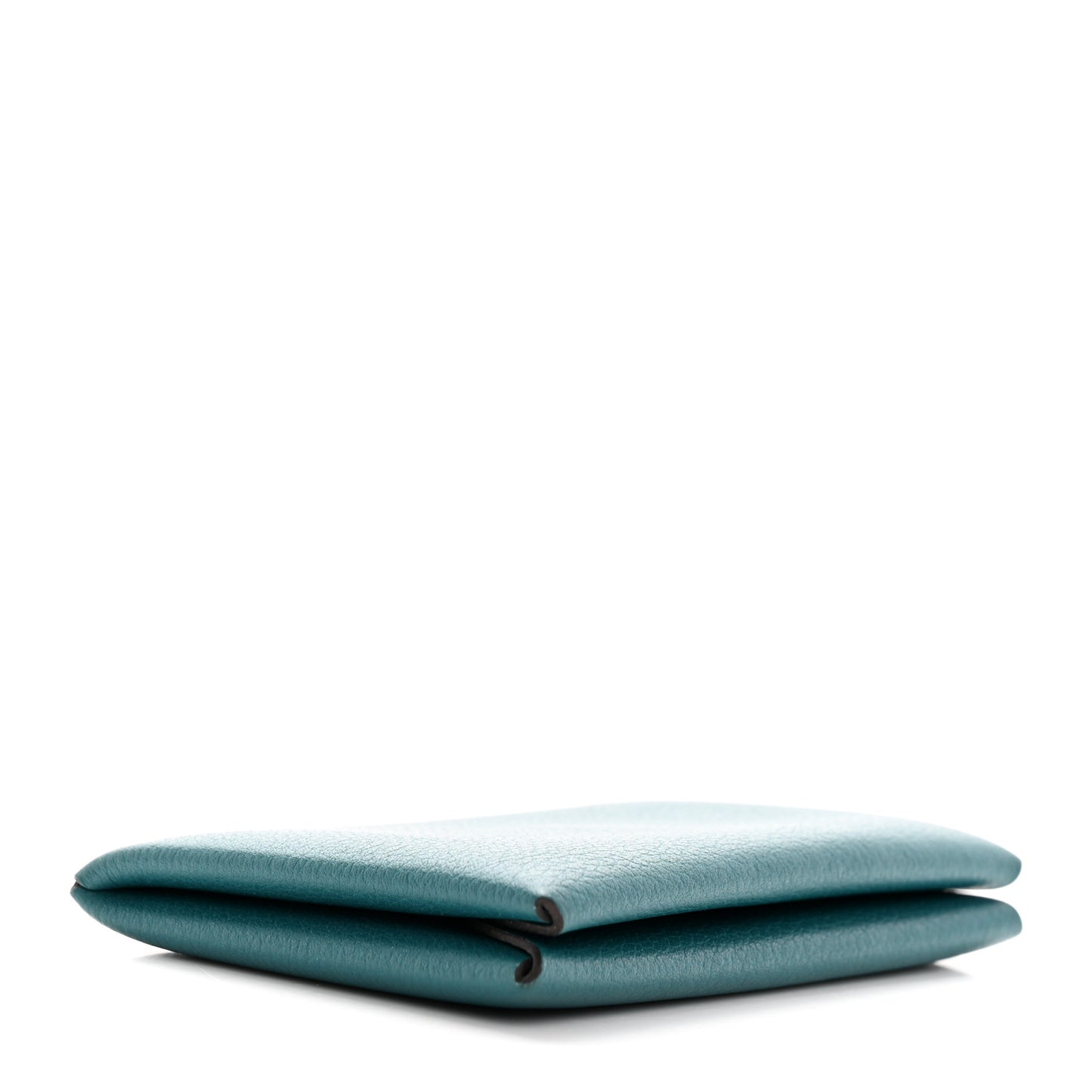 Chevre Mysore Calvi Card Case Vert Bosphore