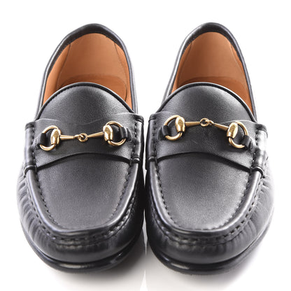 Gucci Calfskin Womens 1953 Horsebit Loafers 36 Black 3 of 10