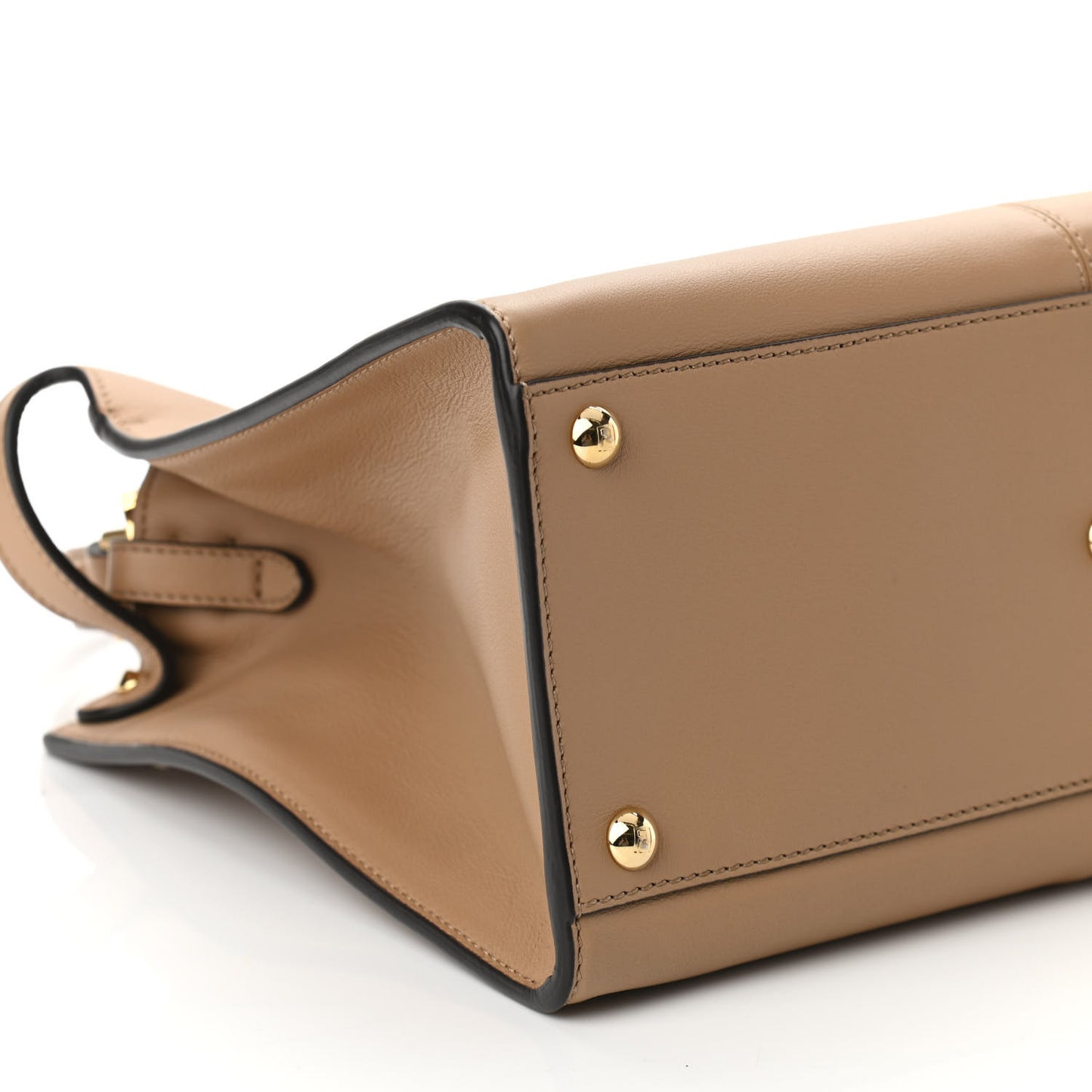 Vitello Seta Nabuk Pequin Medium Peekaboo X-Lite Cuoio Tabacco Moro