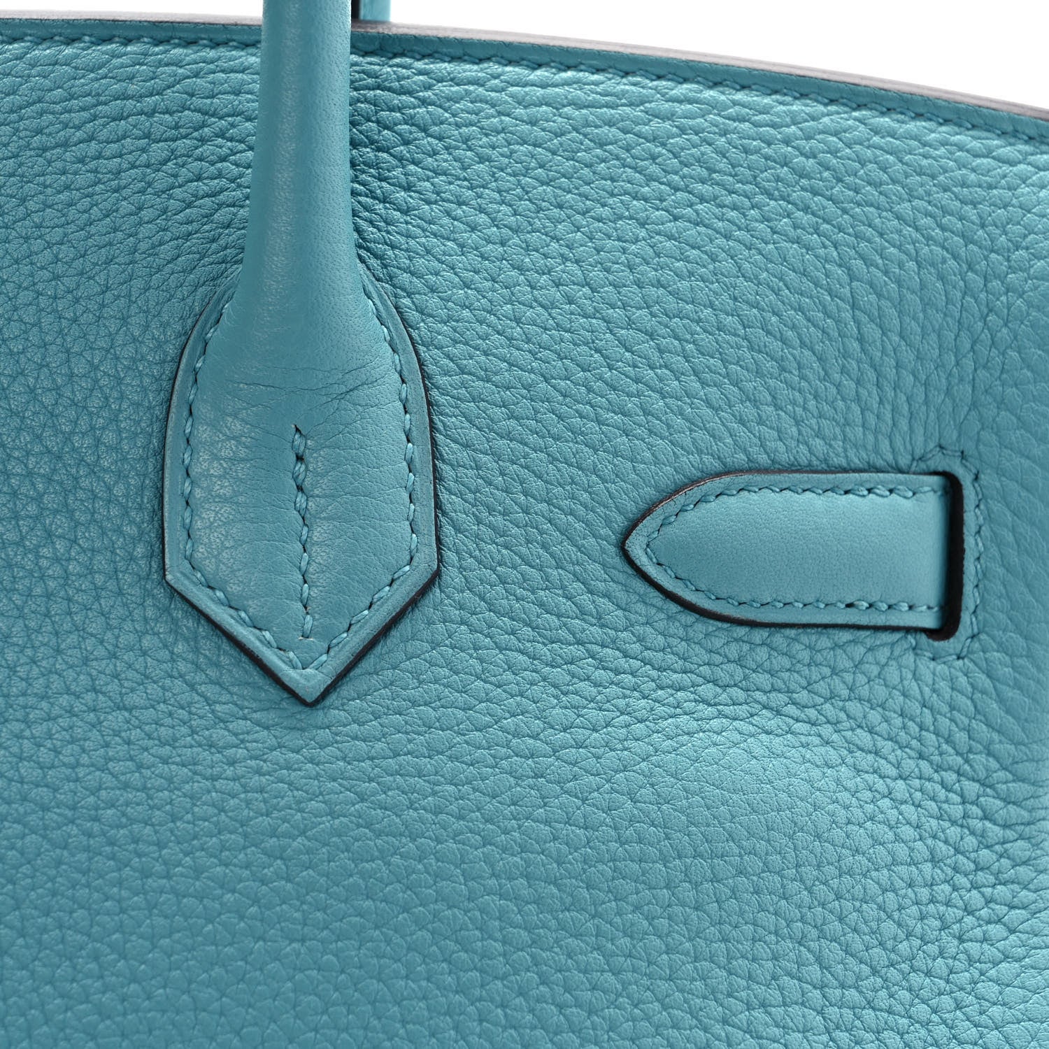 Hermes Taurillon Clemence Birkin 30 Bleu Saint Cyr 8 of 10