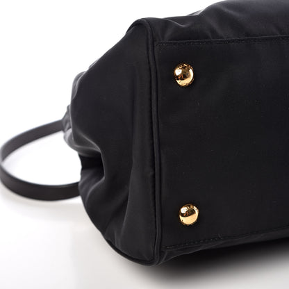 Prada Tessuto Nylon Saffiano Tote Black 5 of 10