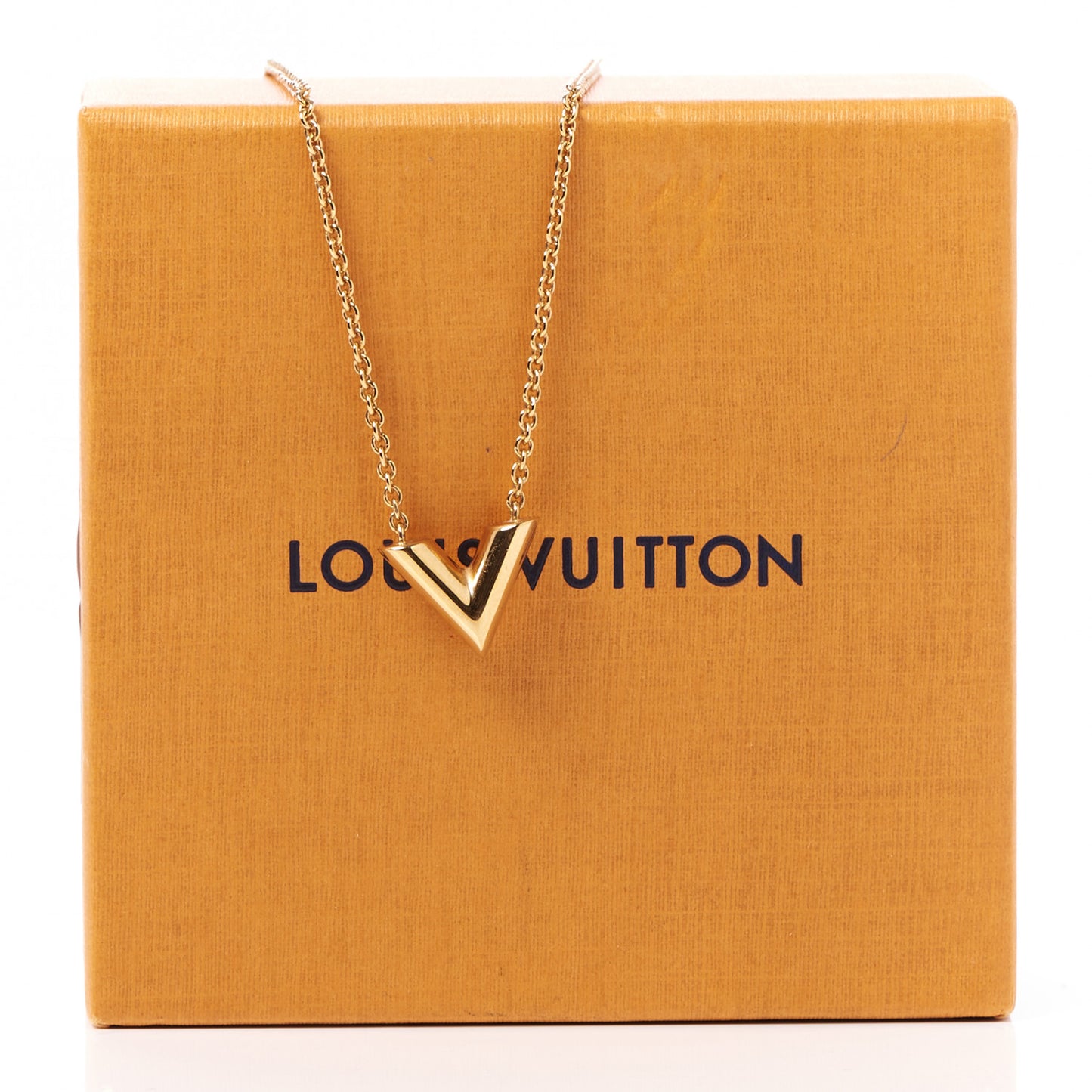 Essential V Necklace Gold