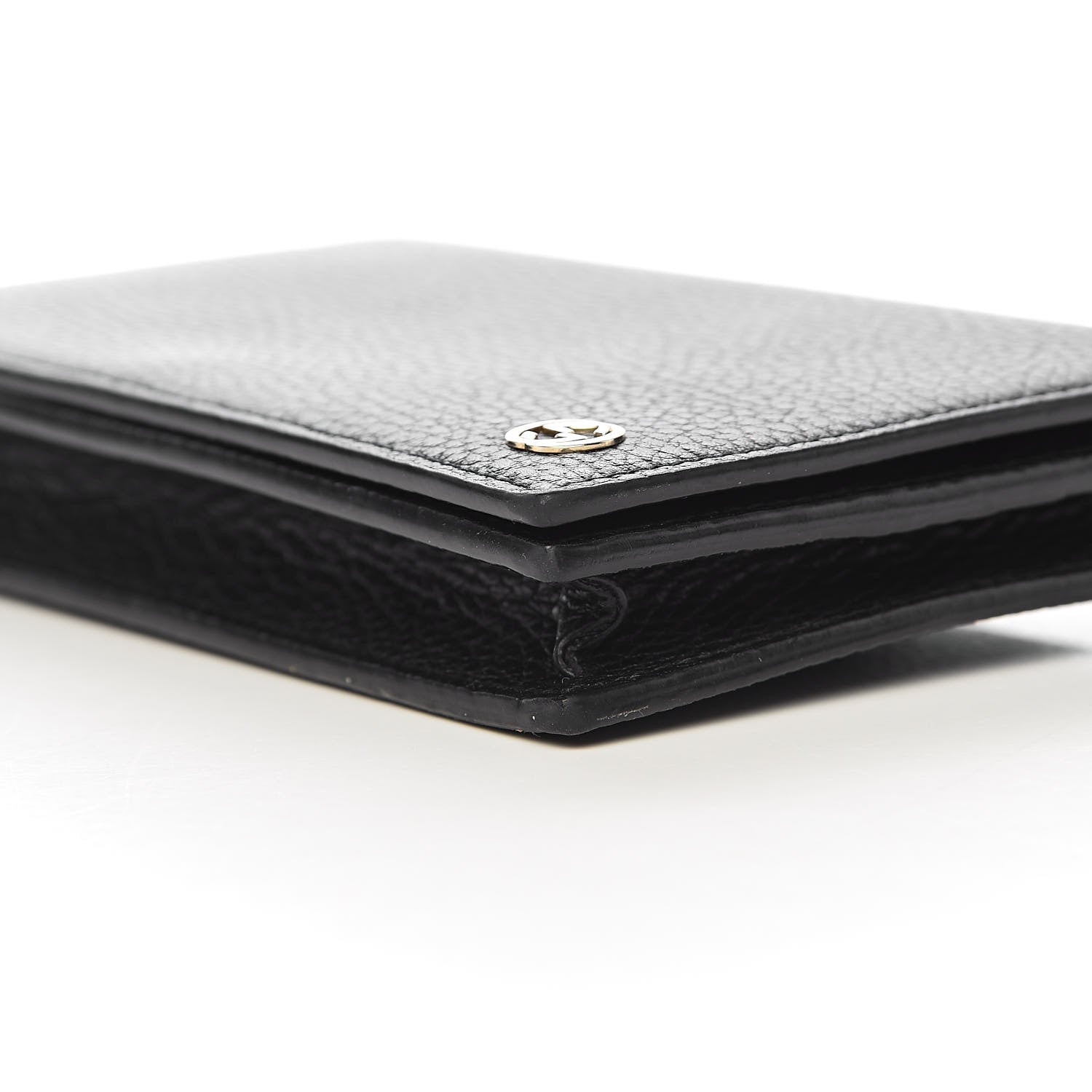 Gucci Dollar Calfskin Medium Betty Chain Wallet Black 11 of 12