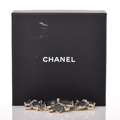 Chanel Gripoix Flower Bracelet Light Gold 6 of 6