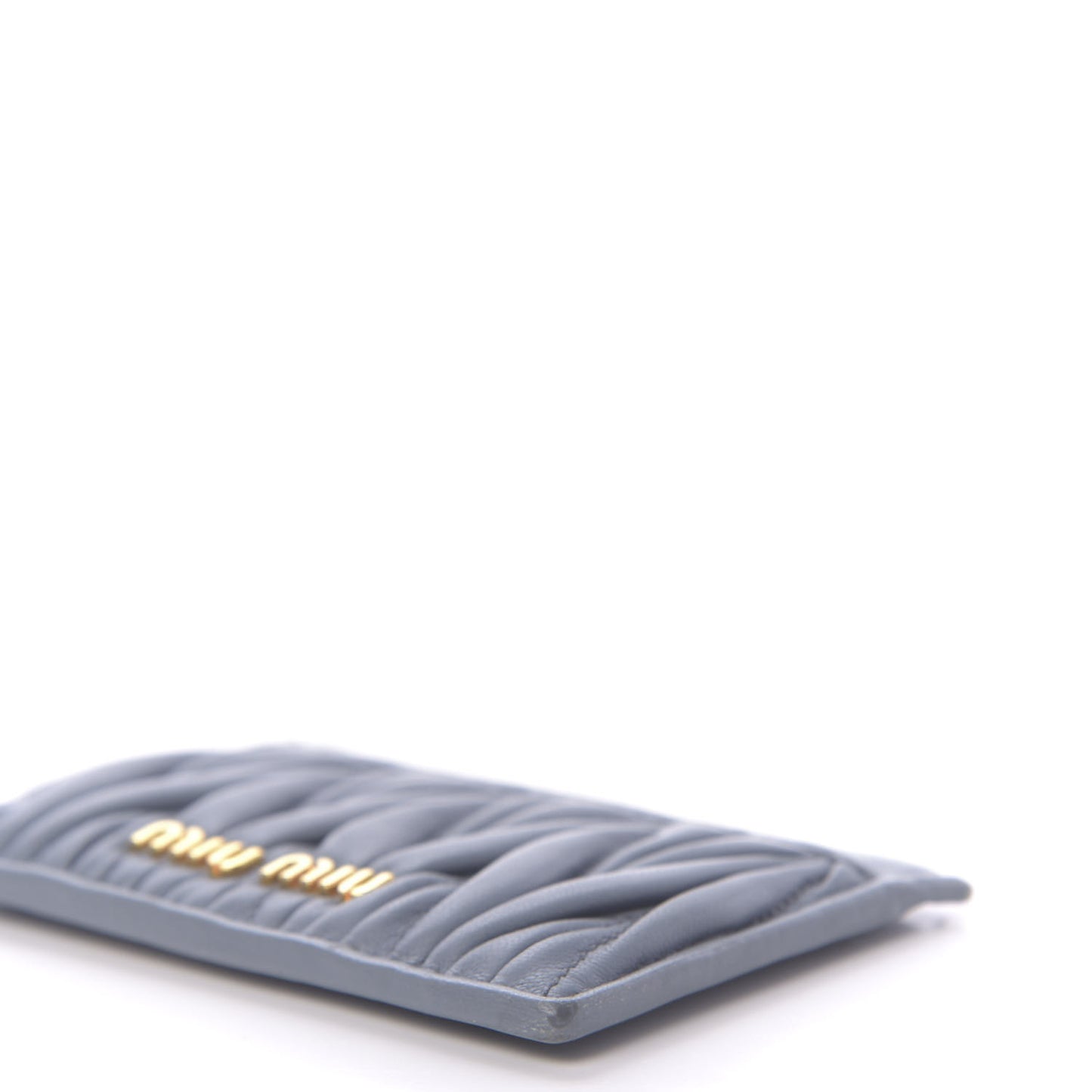 Nappa Matelasse Card Holder Pervinca