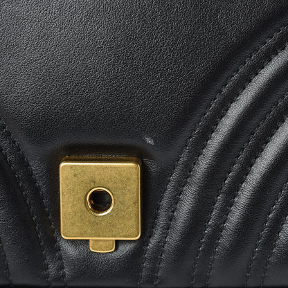 Gucci Calfskin Matelasse Small GG Marmont Shoulder Bag Black 15 of 15