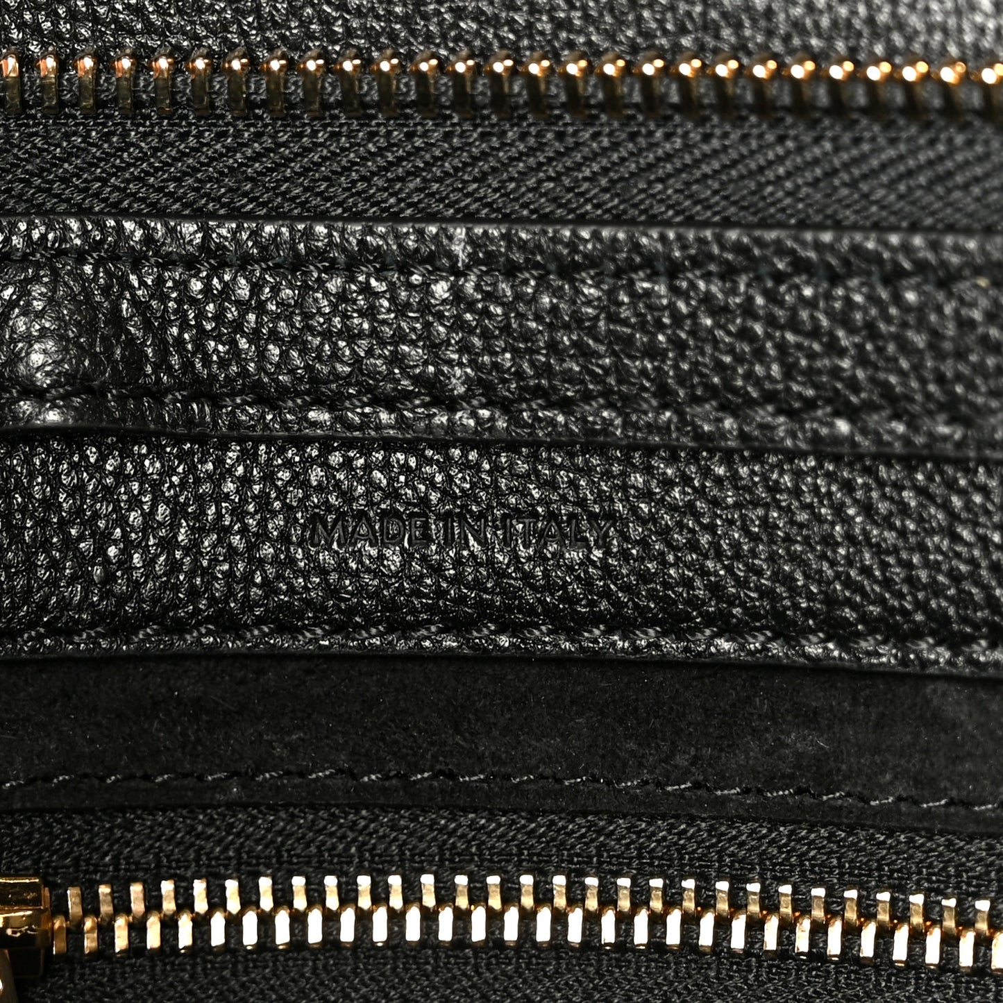 Grained Calfskin Little New Luggage Black