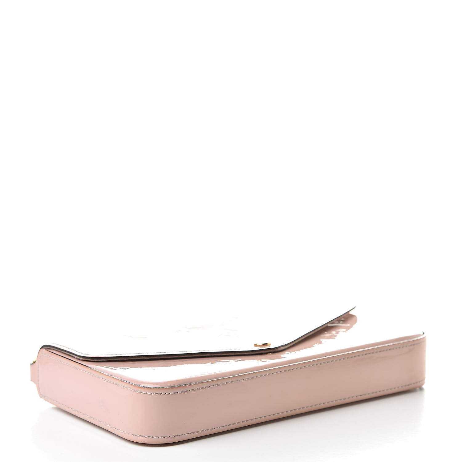 Louis Vuitton Vernis Felicie Chain Wallet Rose Ballerine 4 of 16