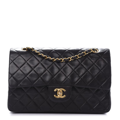 Chanel Lambskin Quilted Medium Double Flap Black 1 of 11