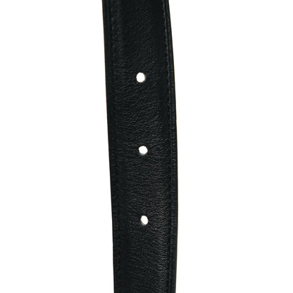Hermes Swift Epsom 24mm H Belt 70 Black Etoupe 3 of 4
