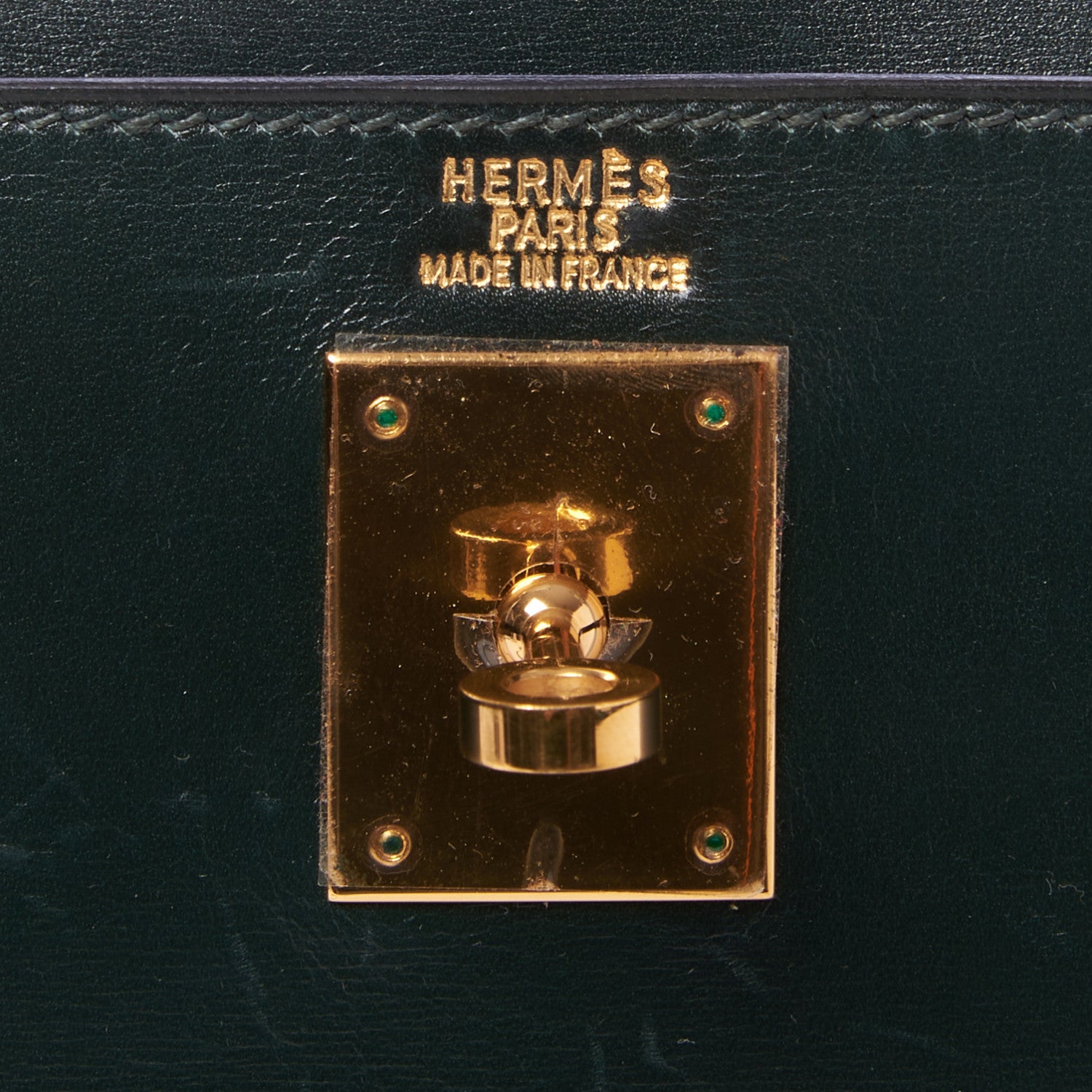 Hermes Box Kelly Sellier 32 Vert Fonce 23 of 32