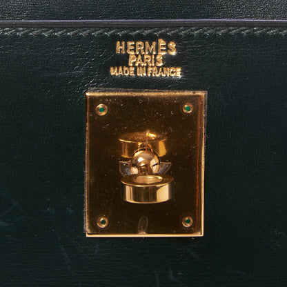 Hermes Box Kelly Sellier 32 Vert Fonce 23 of 32