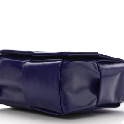 Bottega Veneta Crinkled Lambskin Maxi Intrecciato Extra Mini Cassette Crossbody Bag Unicorn 8 of 8