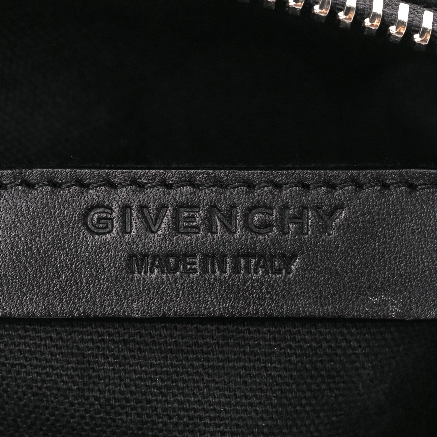 Givenchy Calfskin Small Studded Antigona Beauty Wristlet Black 6 of 11