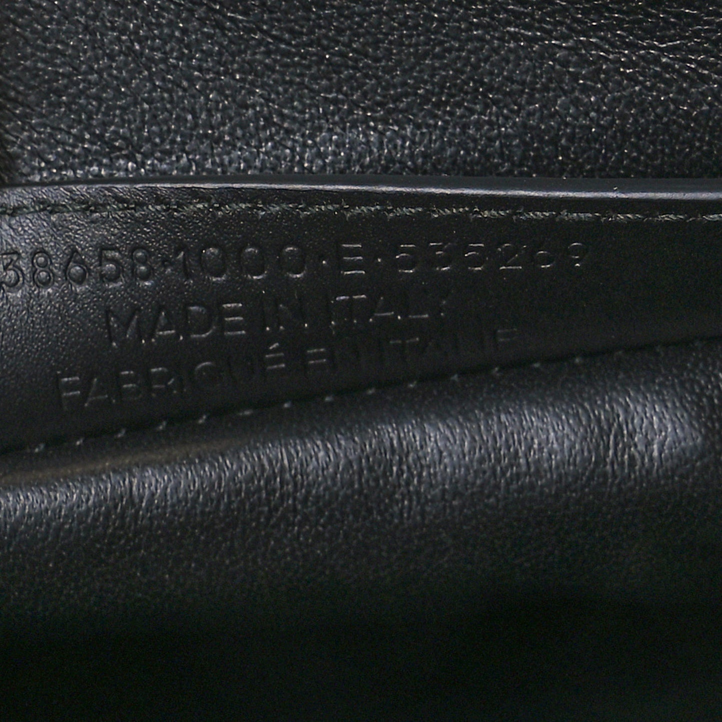 Calfskin Le Dix Soft Cabas M Shoulder Bag Black