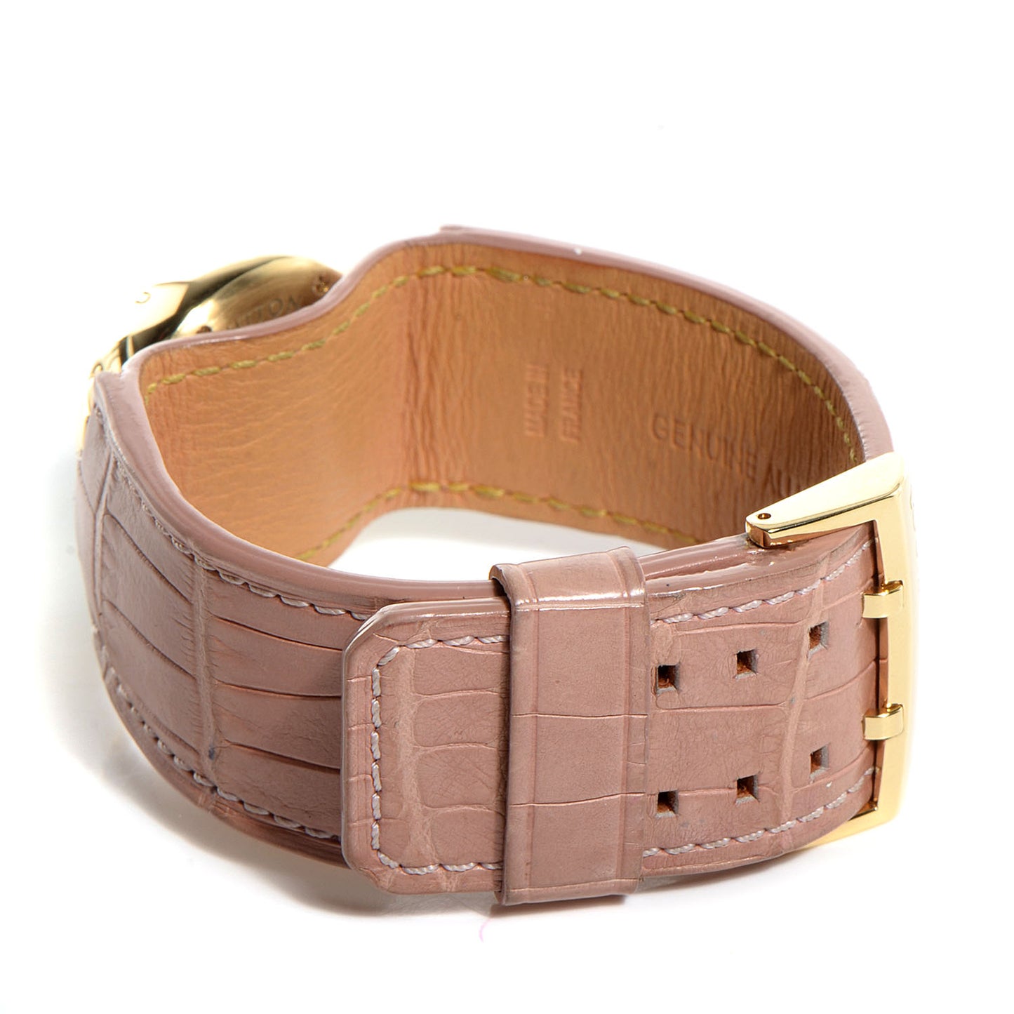Stainless Steel Alligator 28mm Tambour Murakami Quartz Watch