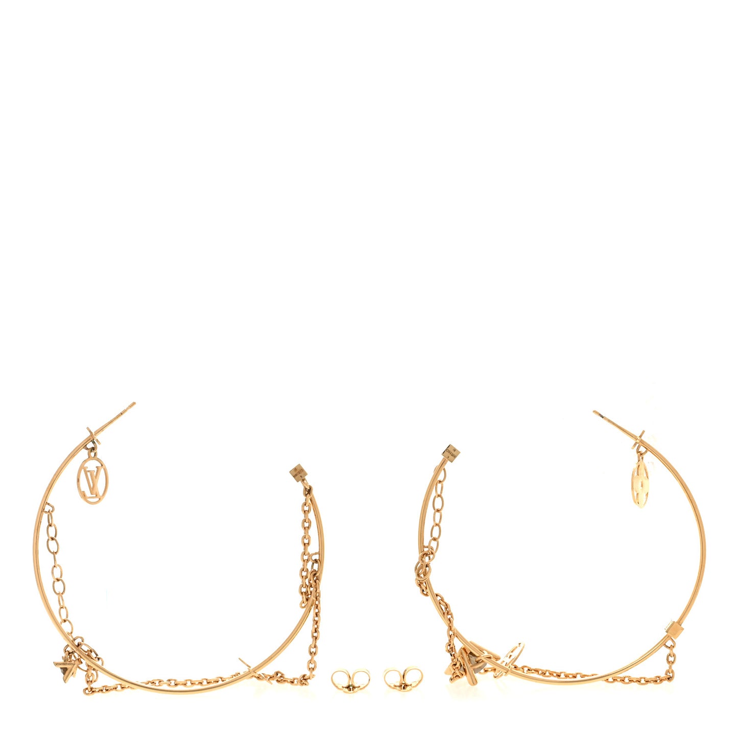Roman Holidays Hoop Earrings Gold