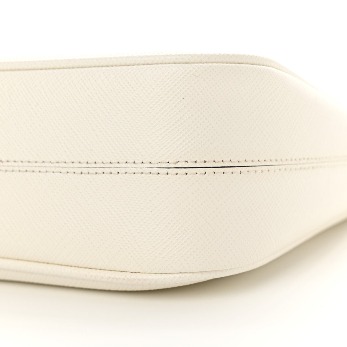 Saffiano Lux Mini Re-Edition Shoulder Bag White