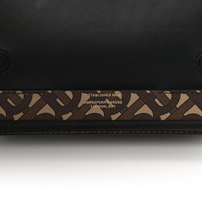 Burberry E-Canvas Monogram Small Grace Bag Bridle Brown 7 of 13