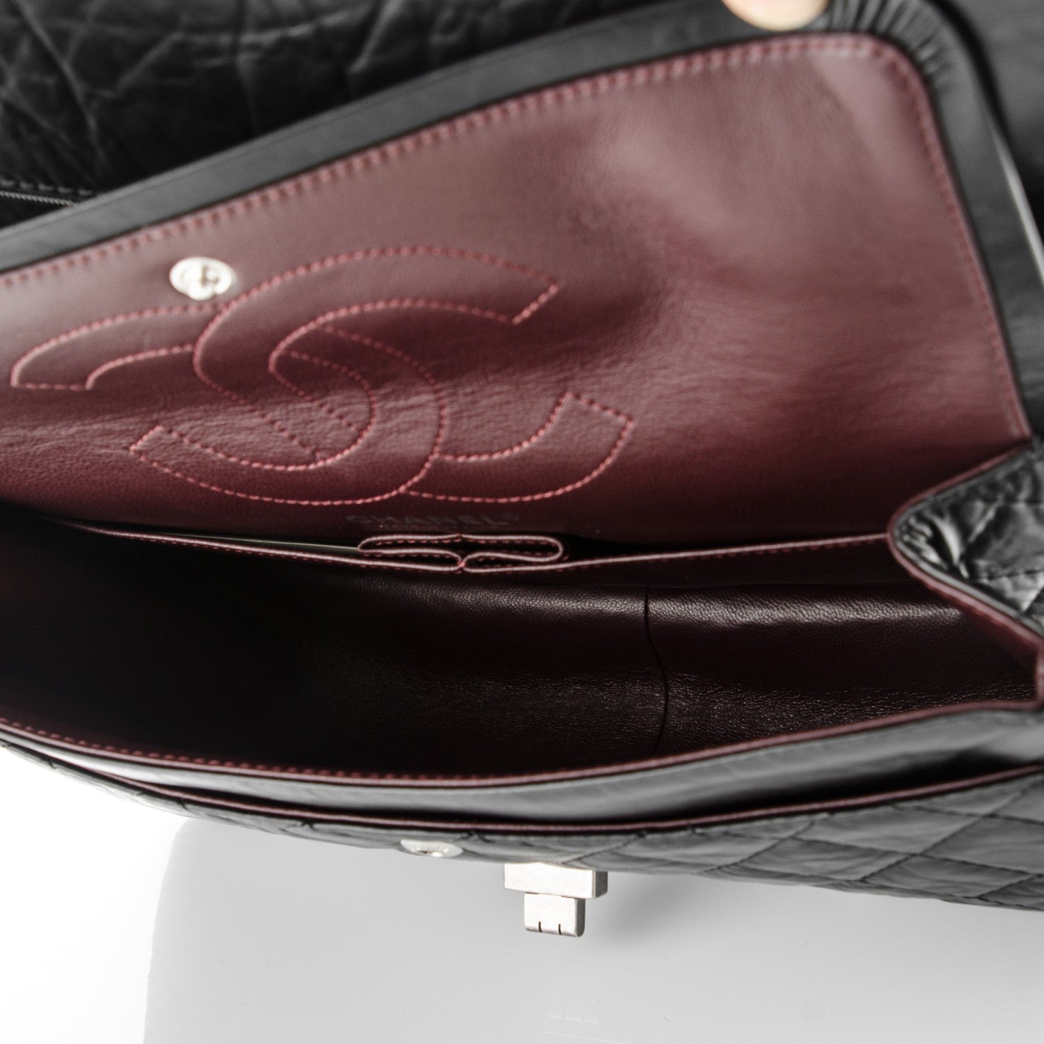 Chanel Aged Calfskin Quilted 2.55 Reissue 226 Flap Black 5 of 7