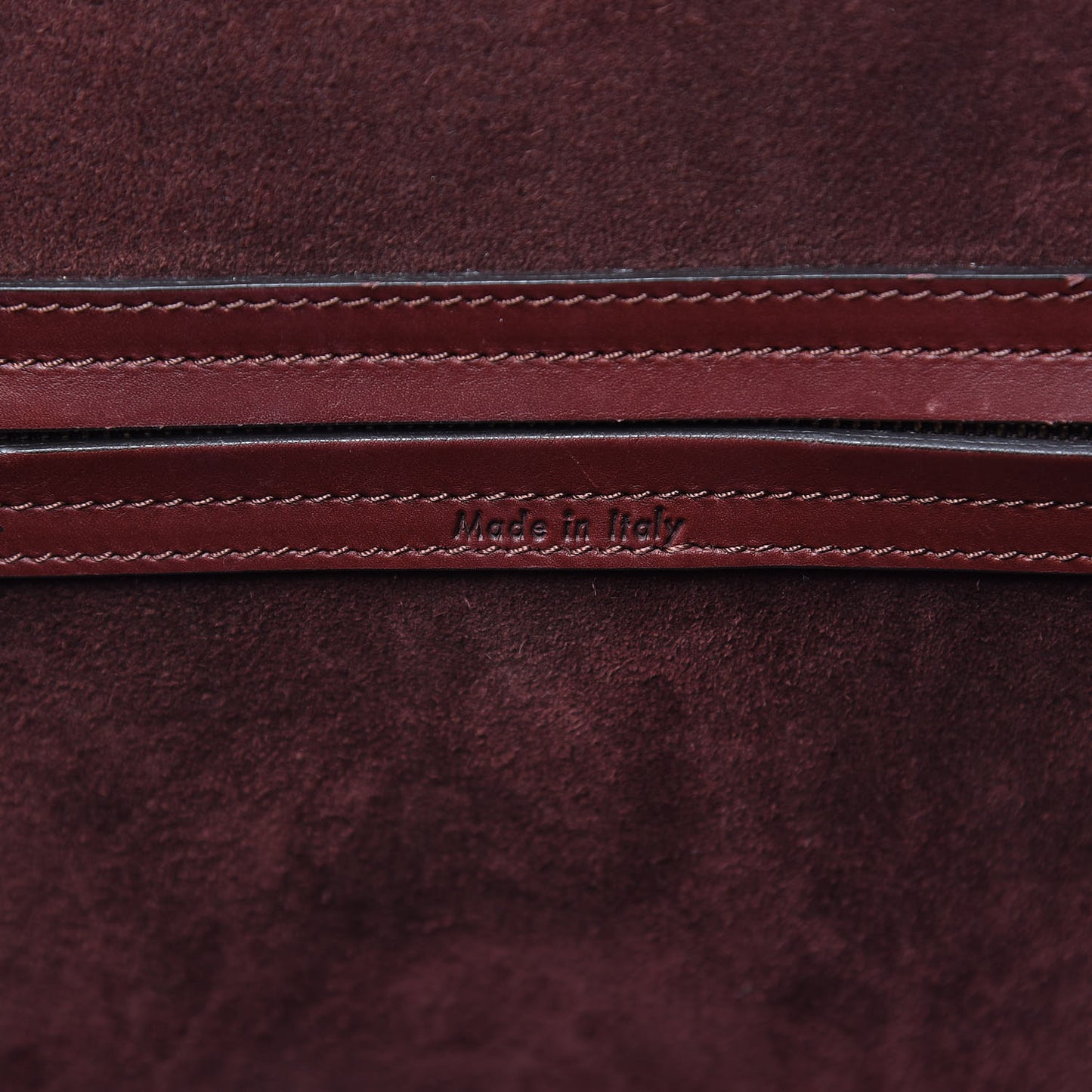 Natural Calfskin Medium Phantom Luggage Burgundy