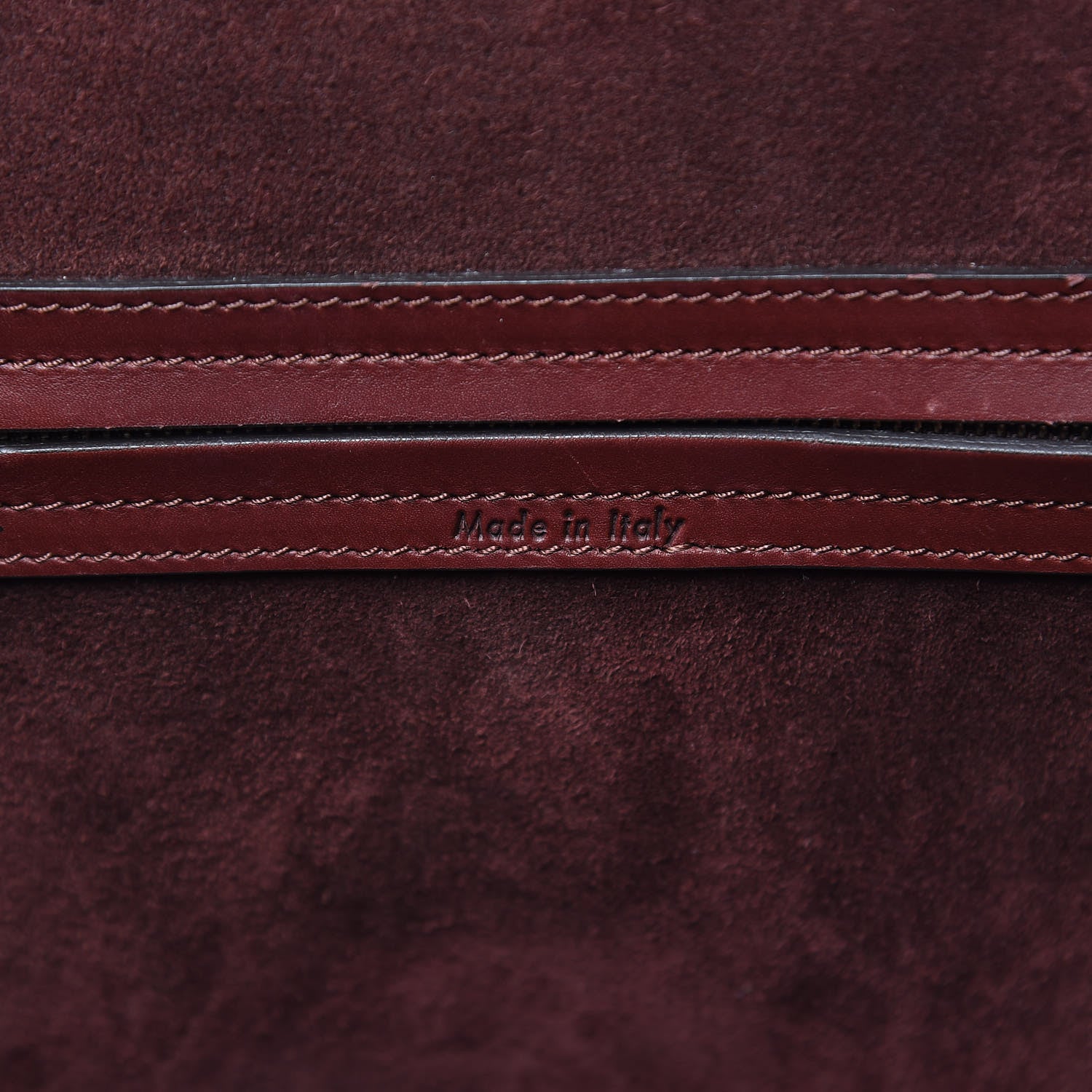 Celine Natural Calfskin Medium Phantom Luggage Burgundy 6 of 16