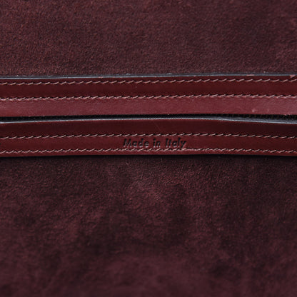 Celine Natural Calfskin Medium Phantom Luggage Burgundy 6 of 16