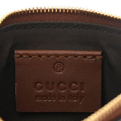 Gucci GG Supreme Monogram Key Case Beige Ebony Cuir 6 of 7