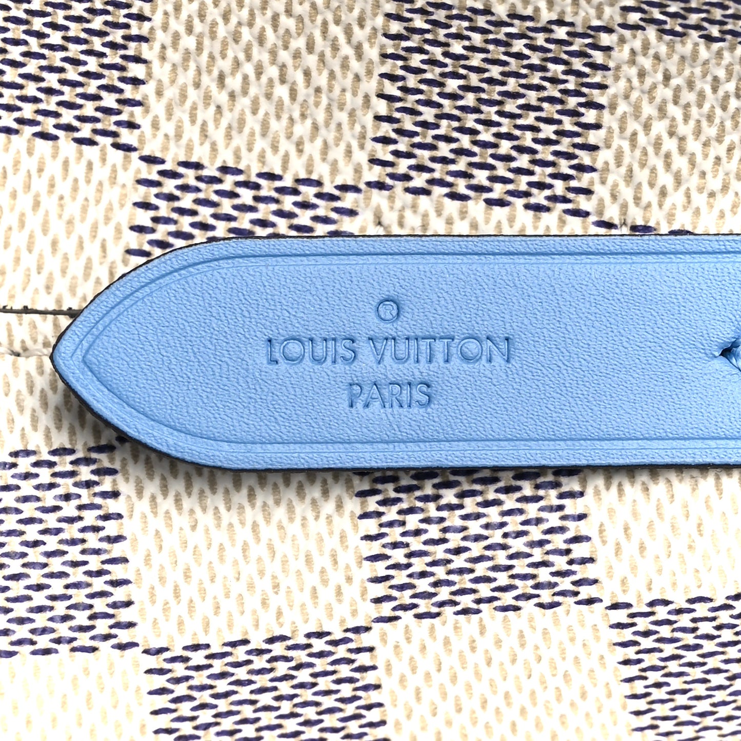 Damier Azur Neonoe MM Bleuet