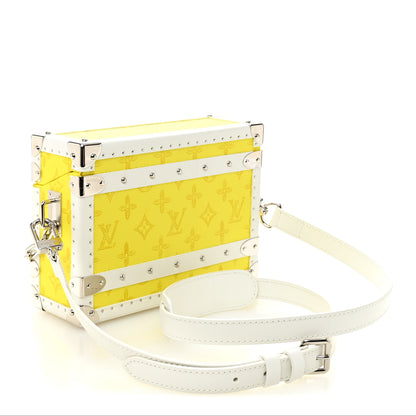 Louis Vuitton Vintage Monogram Everyday LV Clutch Trunk Jaune 3 of 9