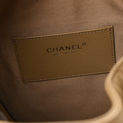 Chanel Caviar Quilted Medium Chanel 25 Handbag Dark Beige 7 of 12